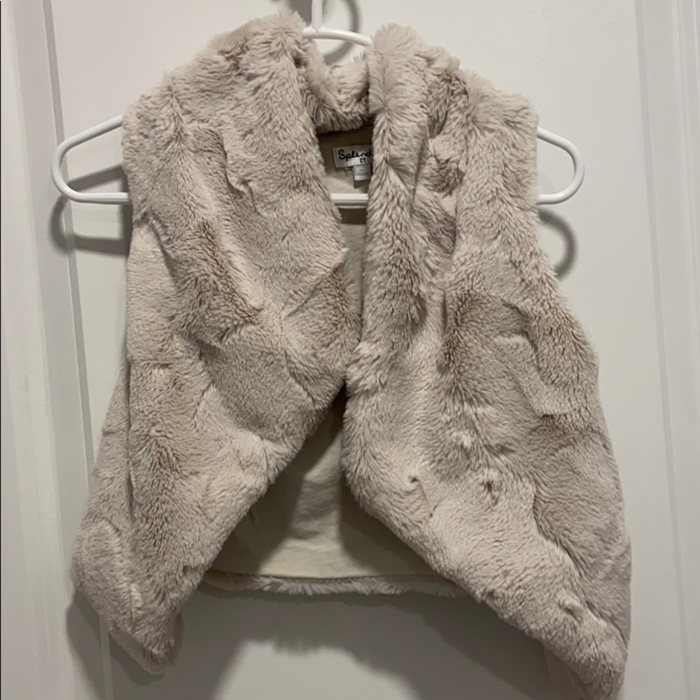 Splendid Littles Baby Toddler Vest Faux Fur 2T